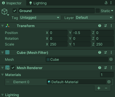 Interface d'Unity avec une couleur d'accentuation pendant le mode Play